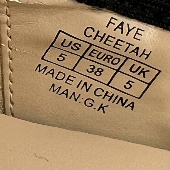 Michael Kors Womens Brown Faye Cheetah Calf Hair Slip-On Size 5 Ballet Flats - Picture 9 of 11